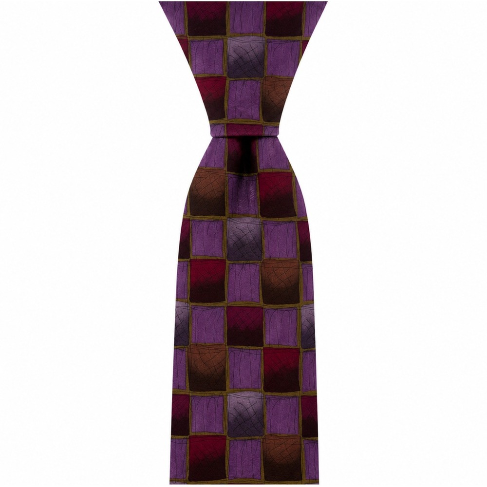 J. GARCIA Tie‎ Vintage 1996 Overlooking Desert Collection 15 Silk Purple